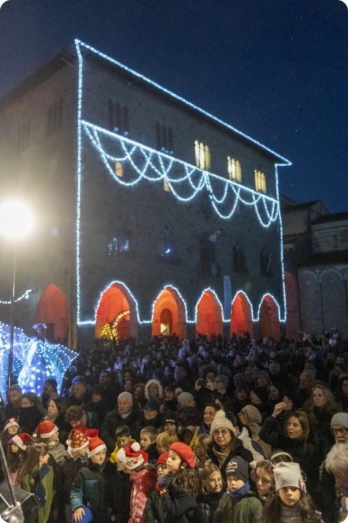 Proiezione Scenografica - Pistoia Città del Natale